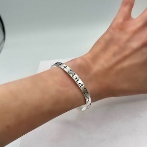 Retired JAMES AVERY “I Am With You Always” Bangle Bracelet